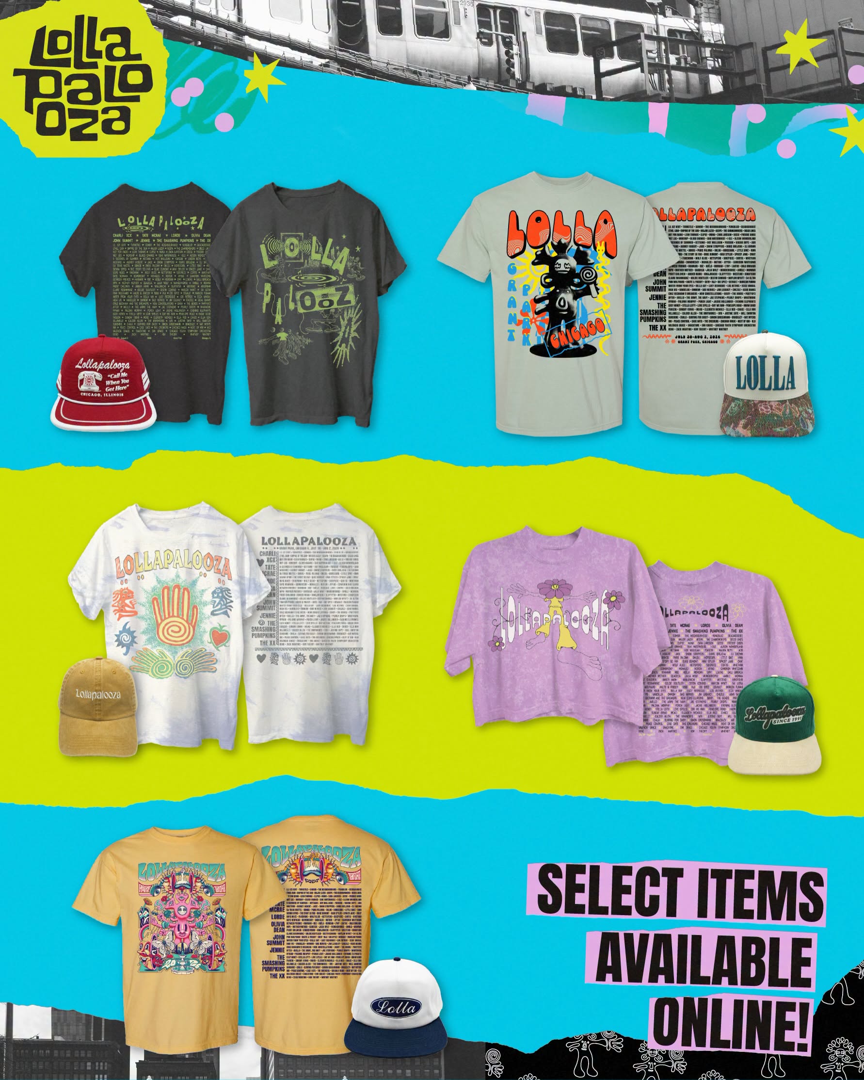 lollapalooza 2026 merch