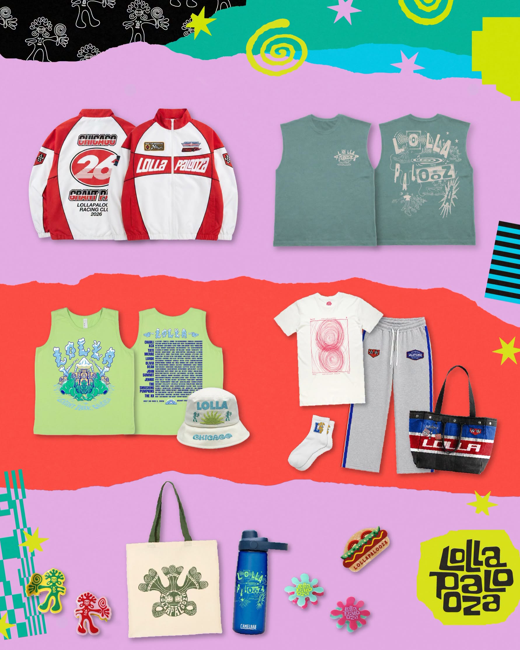 lollapalooza 2026 merch